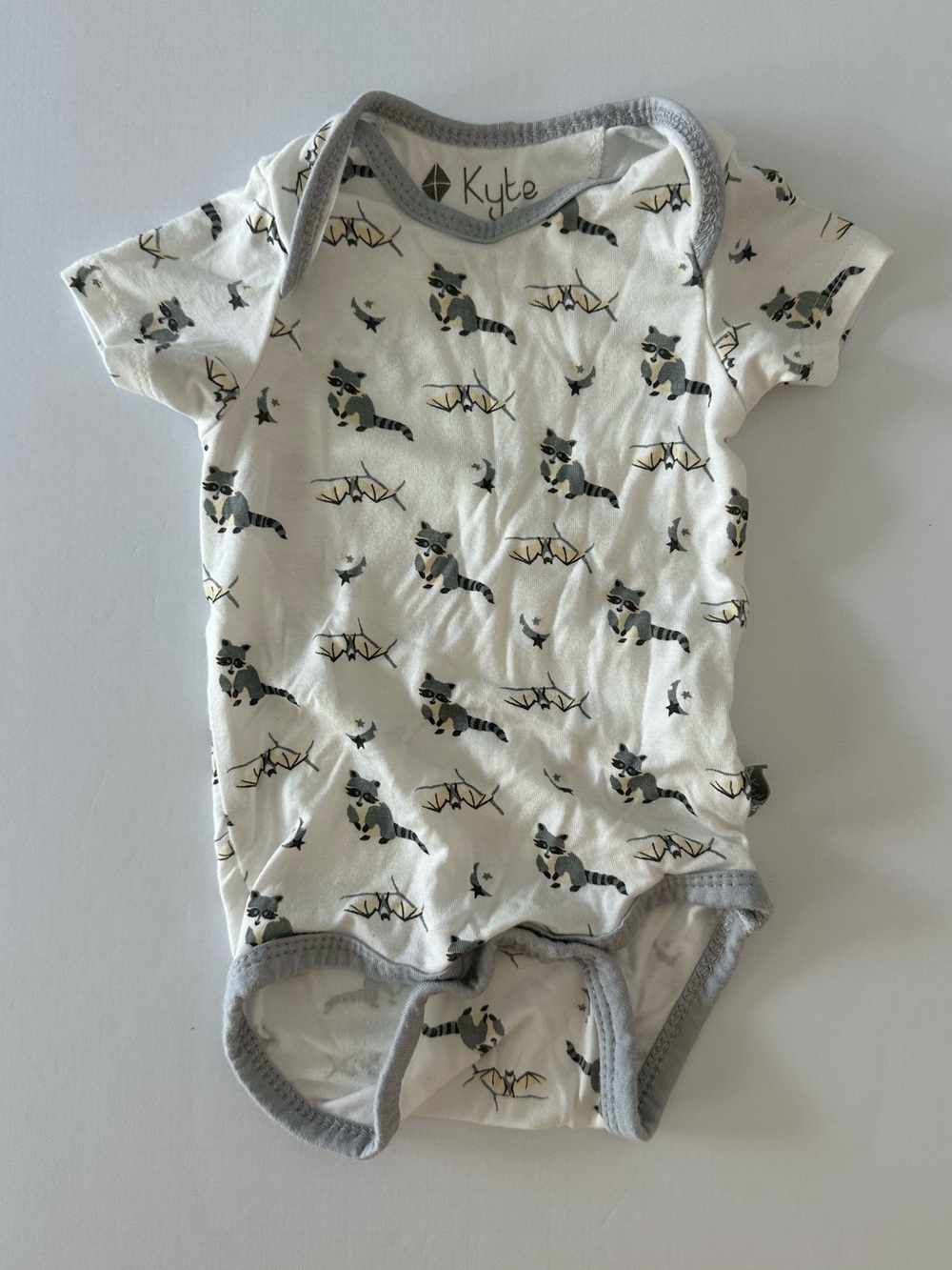 Kyte Baby Bamboo Woodland Animals Bodysuit 0-3 Months